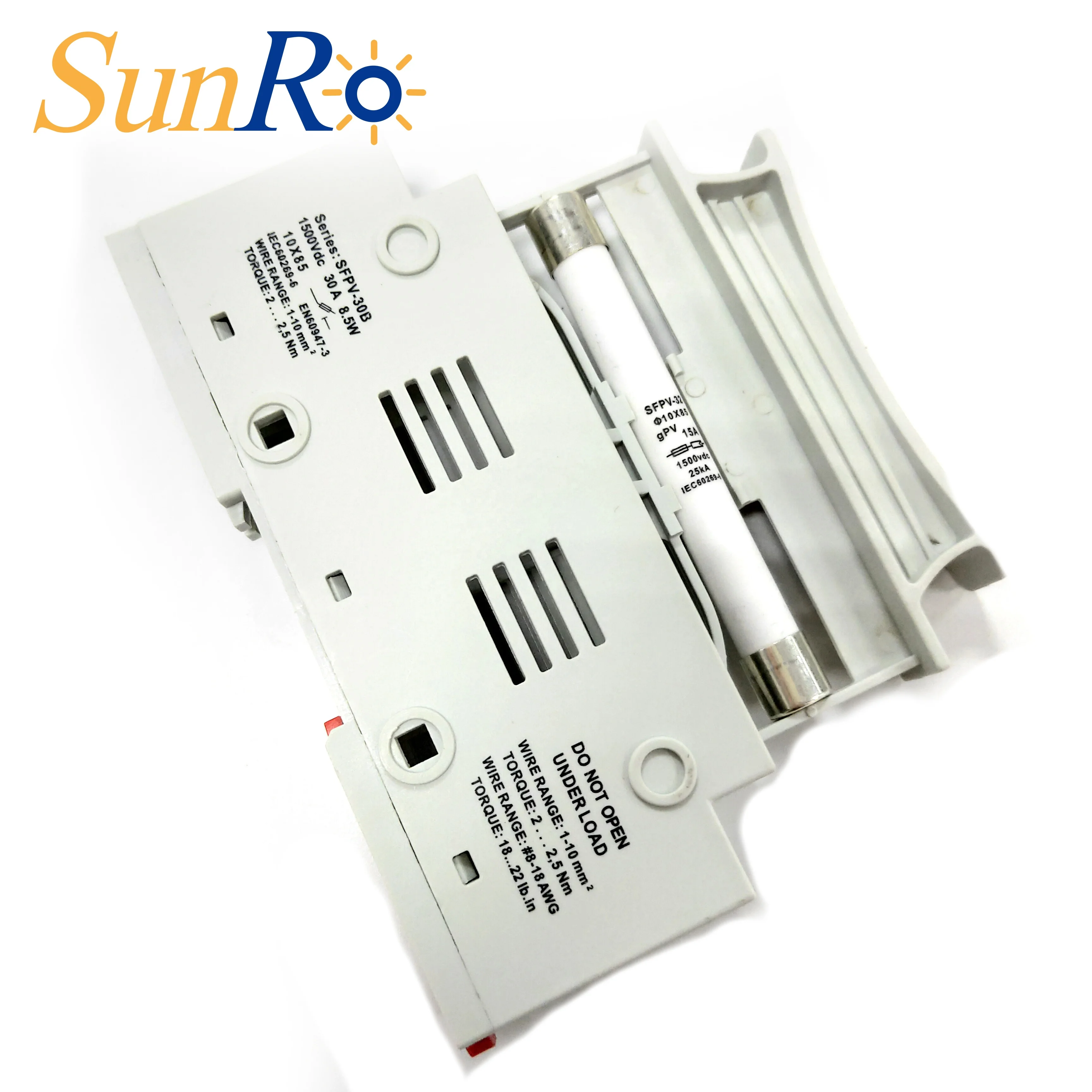 SunRo DC 1500V Photovoltaic system direct current PV solar fuse link and fuse holder