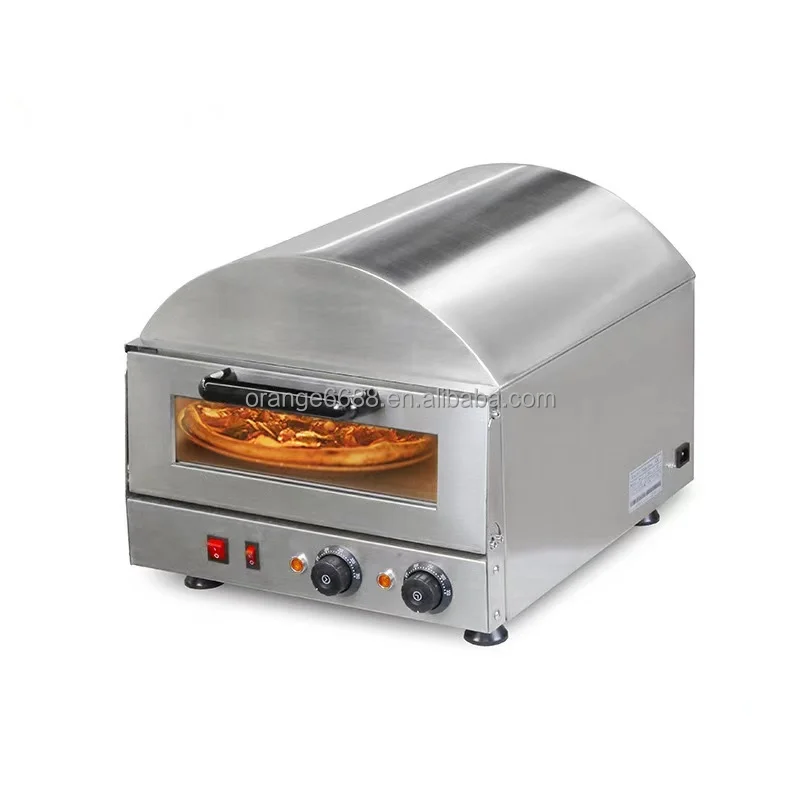220V Stainless Steel Electric Pizza Oven Cake Roasted Chicken Pizza Cooker Commercial Use Kitchen Baking Machine Food Processor