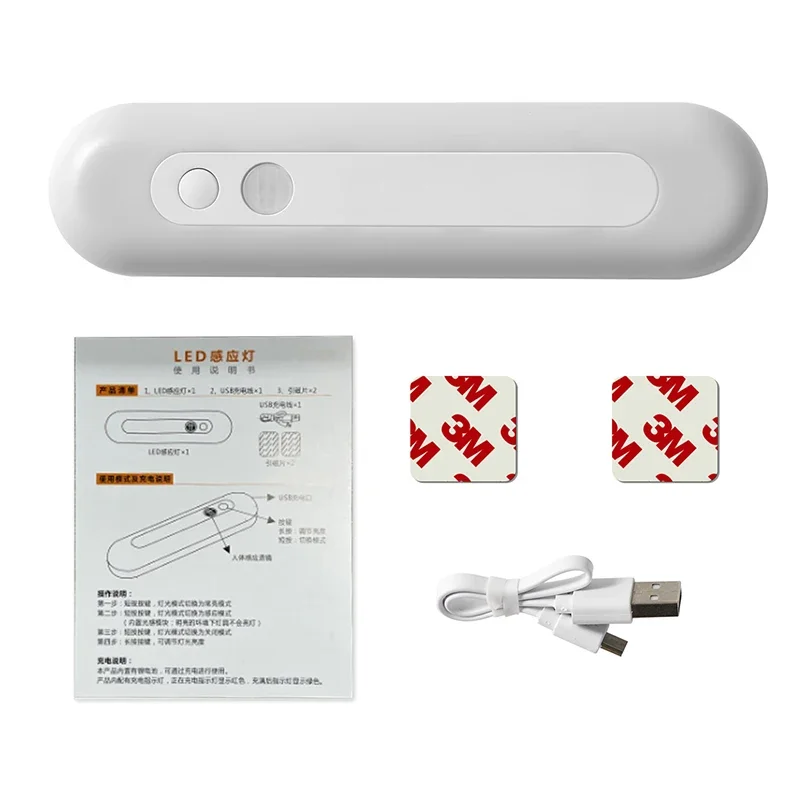 LEDILAND  Kitchen Lighting  Port Modern 5v Magnetic Wireless Motion Sensor Under Wardrobe Closet Led Light Cabinet