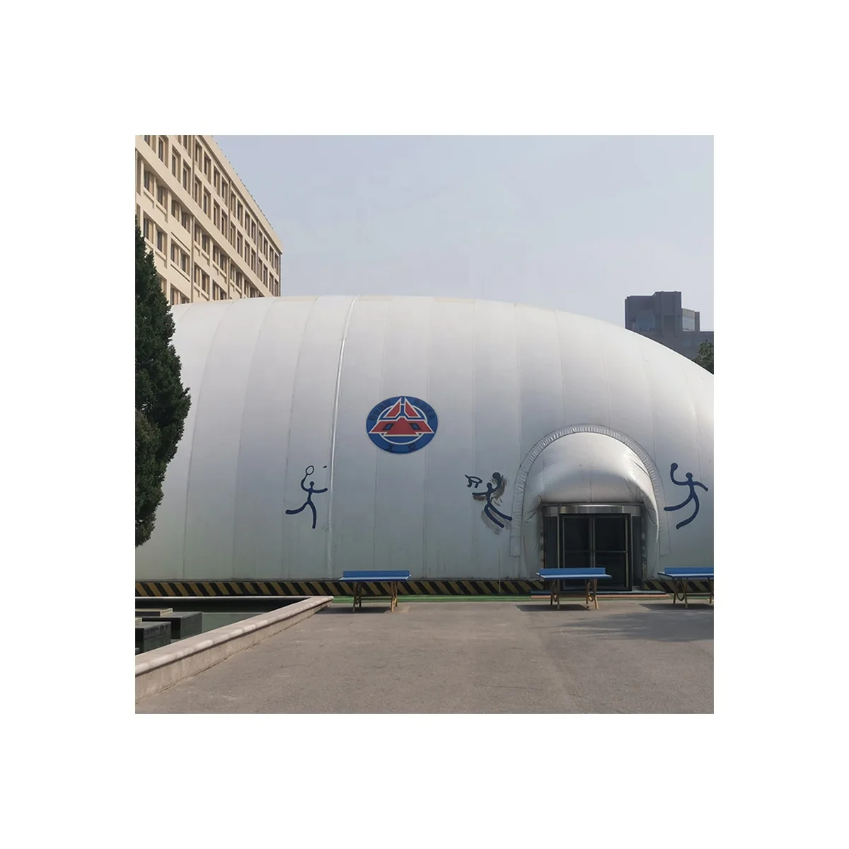 High quality Air inflated membrane Integrated Sports Stadium Pneumatic membrane structure Inflatable dome