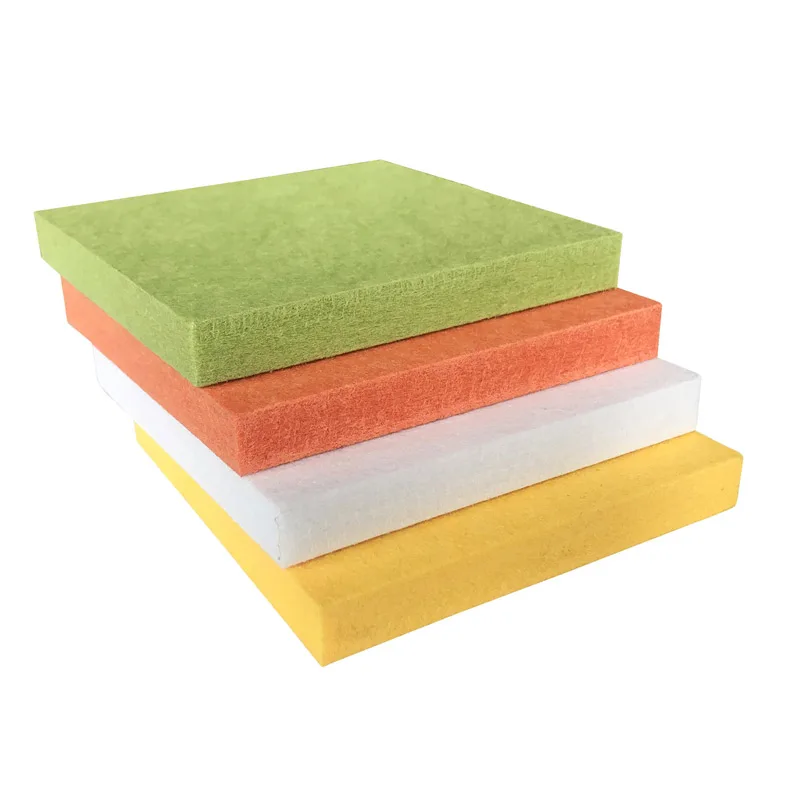 Acoustic Board Studio interior Soundproofing Top Wall Sound diffuser wall 3d Polyester Sound Absorption Panel