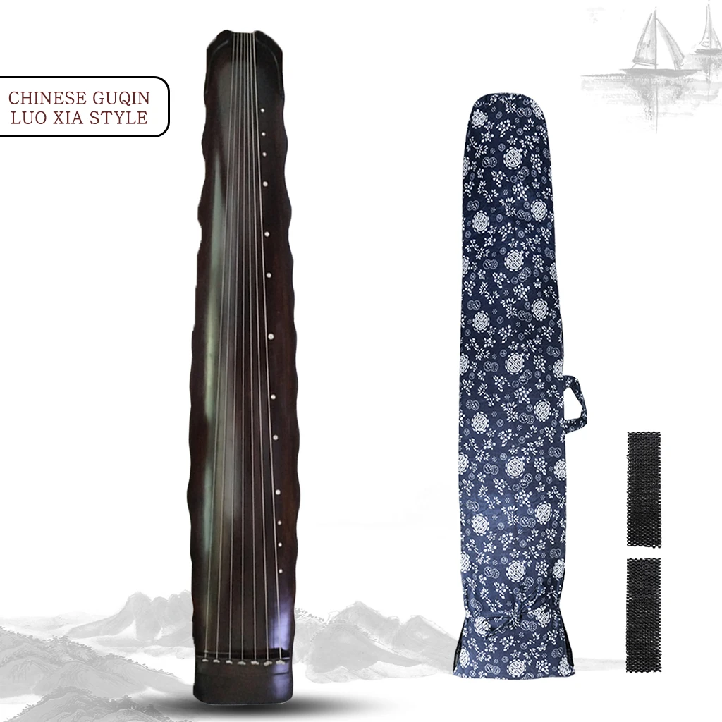 NAOMI Professional Guqin Instrument Chinese 7 String Zither Luo Xia Type Qin