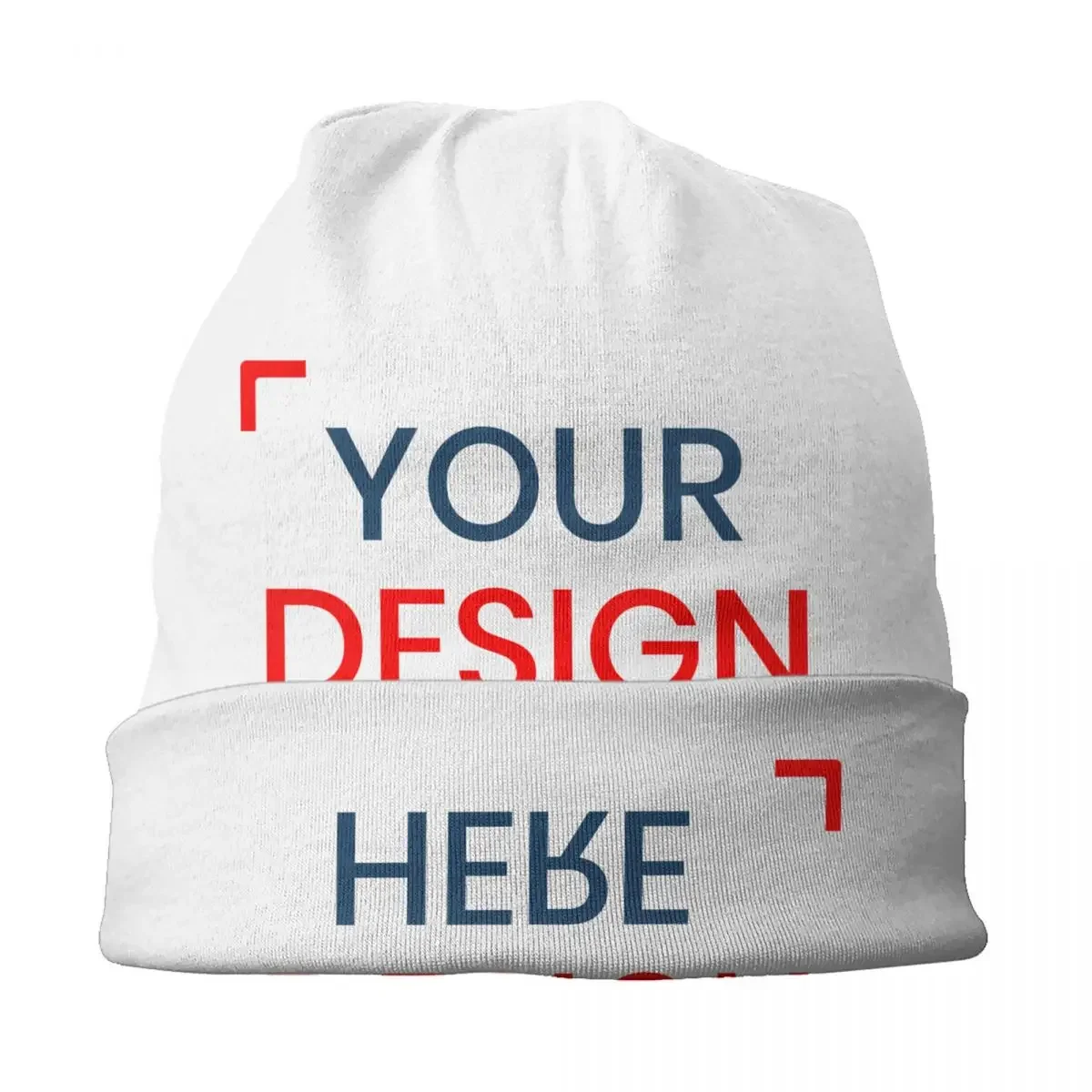 Custom Logo Bonnet Hat Knit Hats Men Women Cool Unisex Your Design Here Winter Warm Skullies Beanies Cap
