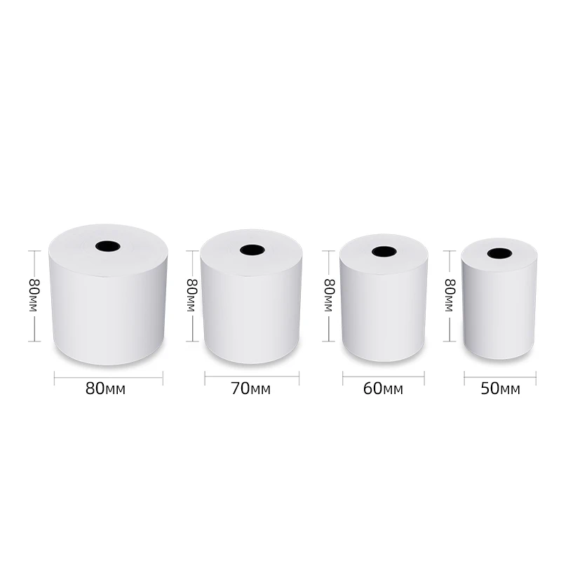 Thermal Roll Paper Cash Register Paper Factory Direct Sale 57x40mm High Quality Customize