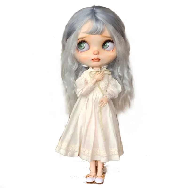 Best selling doll wig high quality heat-resistant fiber 25cm head circumference bjd doll wigs