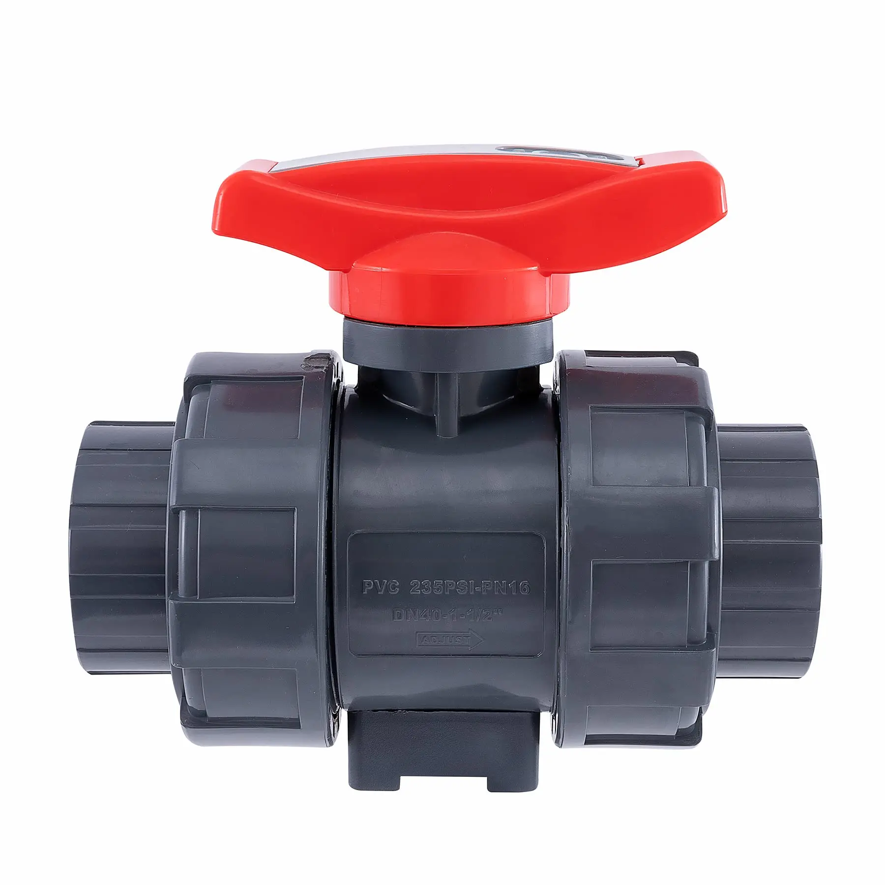 PPR True Union шаровой клапан полностью Реверсивные сиденья PTFE резьбовой пластиковый ppr