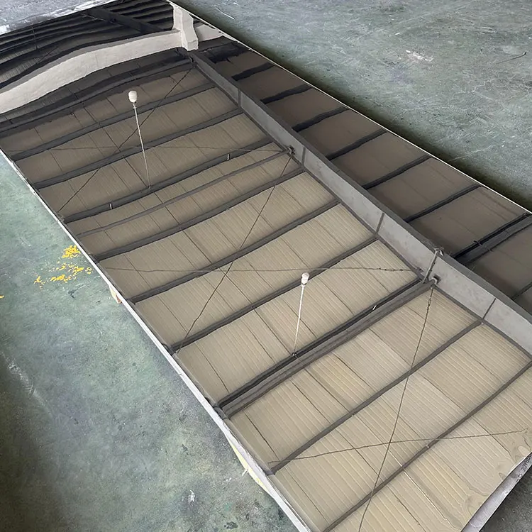 Bamboo Charcoal Metal Plate Moisture-proof Wood Veneer Board for Hotel Decoration