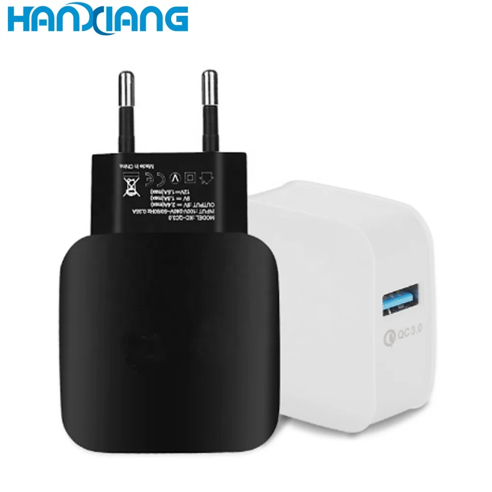 
Latest 2021 Small Electronic Gadgets Phone Charging QC3.0 Fast Single USB Wall Charger for Iphone with Retail Box 