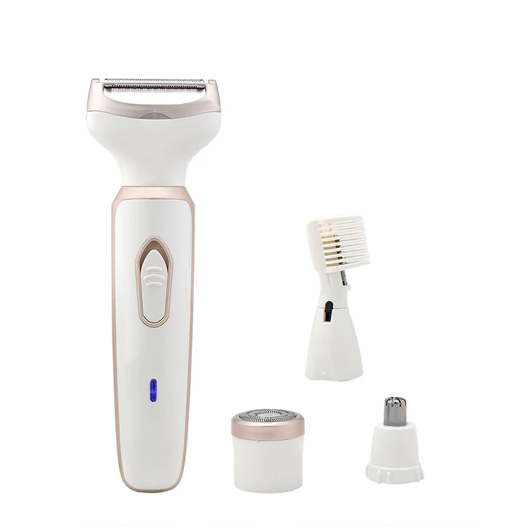Rechargeable Multifunctional 4-in-1Lady Beauty Shaver Handheld Portable Women Epilator Electric Razor