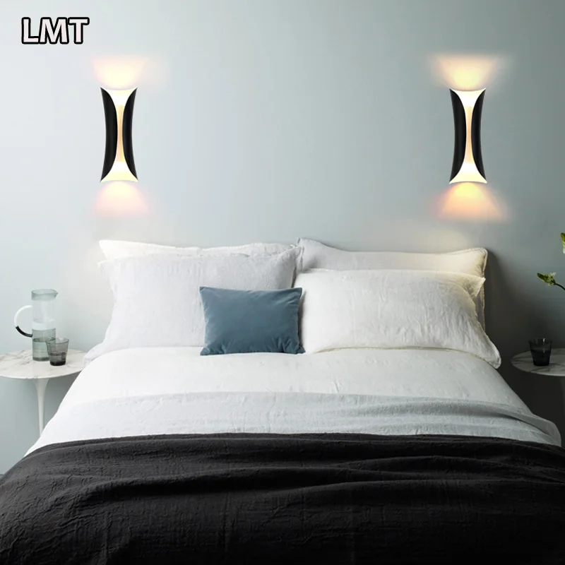 Hotel bedroom bedside small wall light living room restaurant bars indoor home decor modern gold luxury metal wall lamps