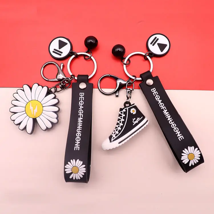 Custom engraved logo sports soft PVC rubber basketball shoes custom mini 3d sports shoes keychain