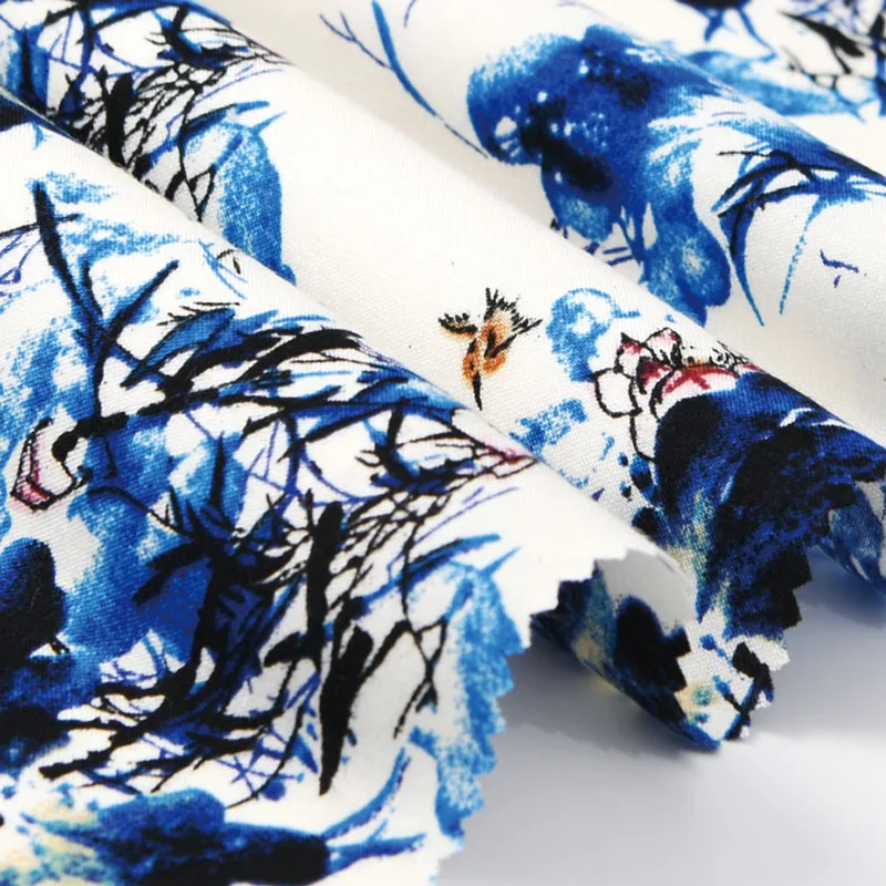 China Manufacturer Printing Fabric 100% Viscose Rayon  Fabric for Lady Dress