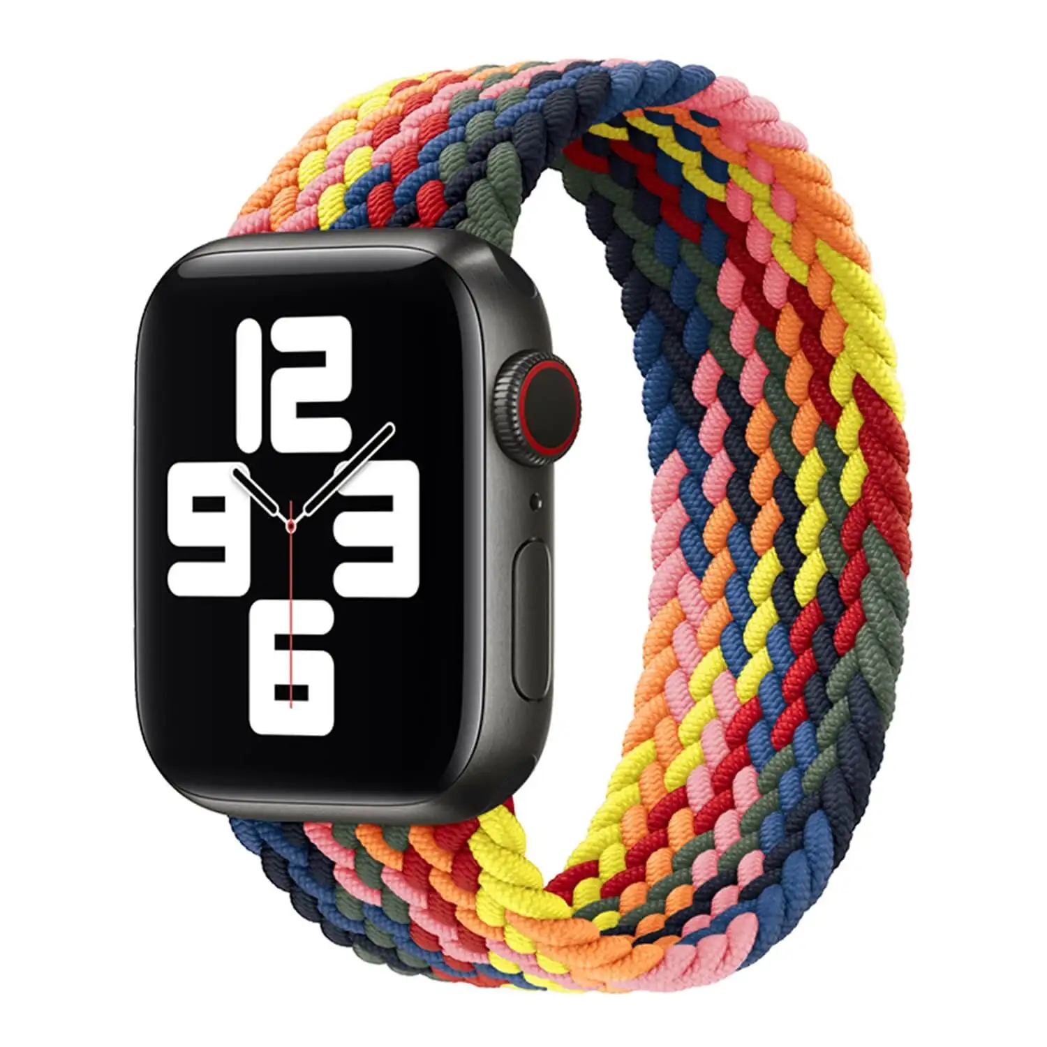 Nylon Loop Strap For Apple Watch Band 45mm 41mm 44mm 40mm 42mm 38mm Soft Bracelet Wristband for iWatch Series 7 6 5 4 SE