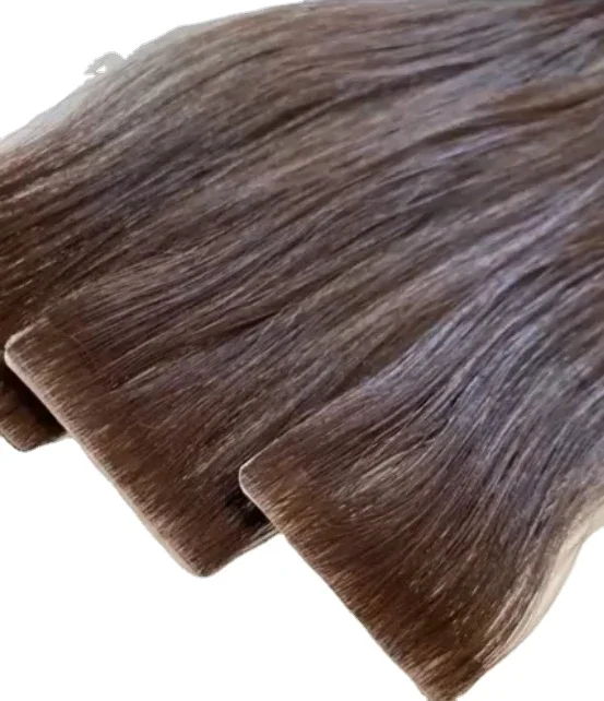 X HAIR Best Vendor 2022 Wow Angel Raw Virgin Cuticle Aligned Double Drawn Human Invisible Tape Hair Extensions Human Hair