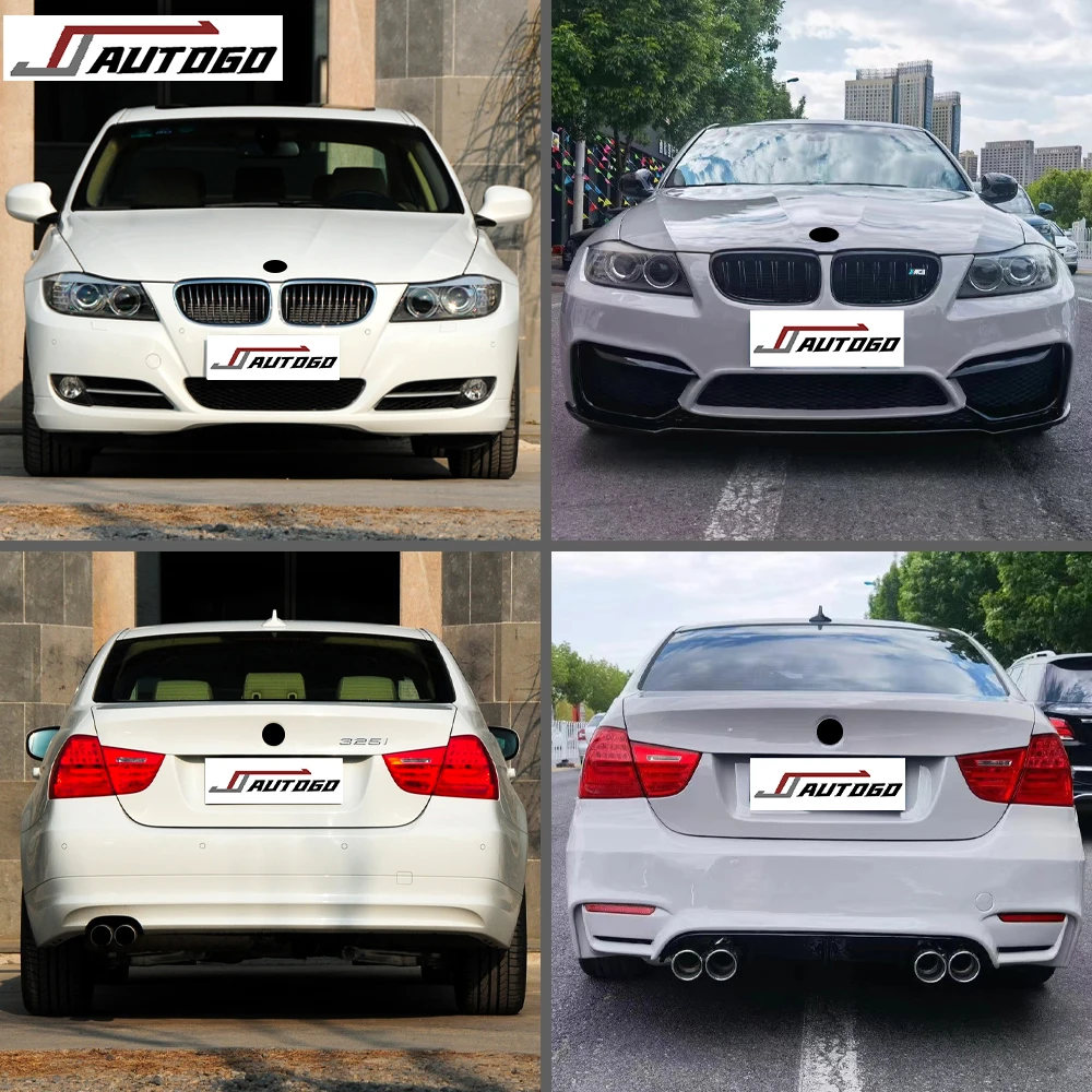 Latest New Design Body Kit For BMW 3 Series E90 05-12 Update to M3 M4 Style PP+ABS Material Front+Rear Bumper assembly