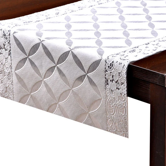 Wholesale  NR  Jacquard  Lace   Table cloth   Luxury  Table Linen  For Home Dining Room