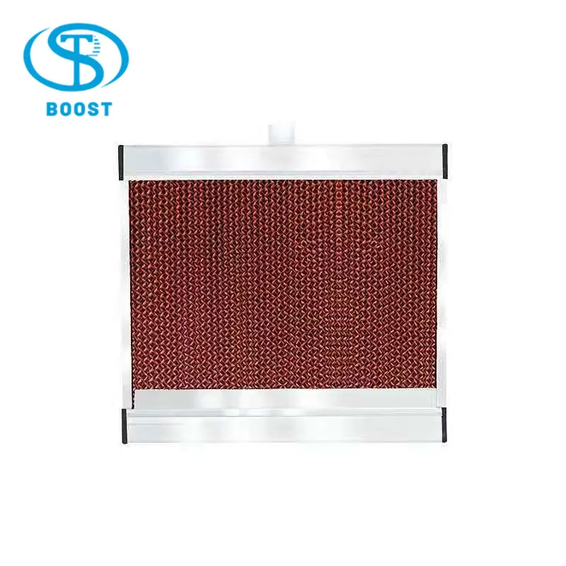 Коричневый коврик из целлюлозы с водяным охлаждением BST для куриной фермы