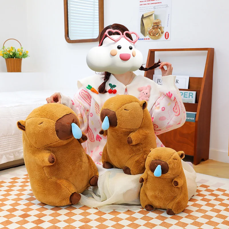 Capybara Pillow High Quality Custom Plush Toy Cute Interesting Stuffed Toys Gift For Children Kawaii Stuffed Animal Toy