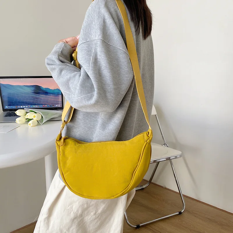 Women Dumpling Bag Female Nylon Ladies Crossbody Bags High Quality Dropshipping Female Cycling Picnic Shoulder Bag