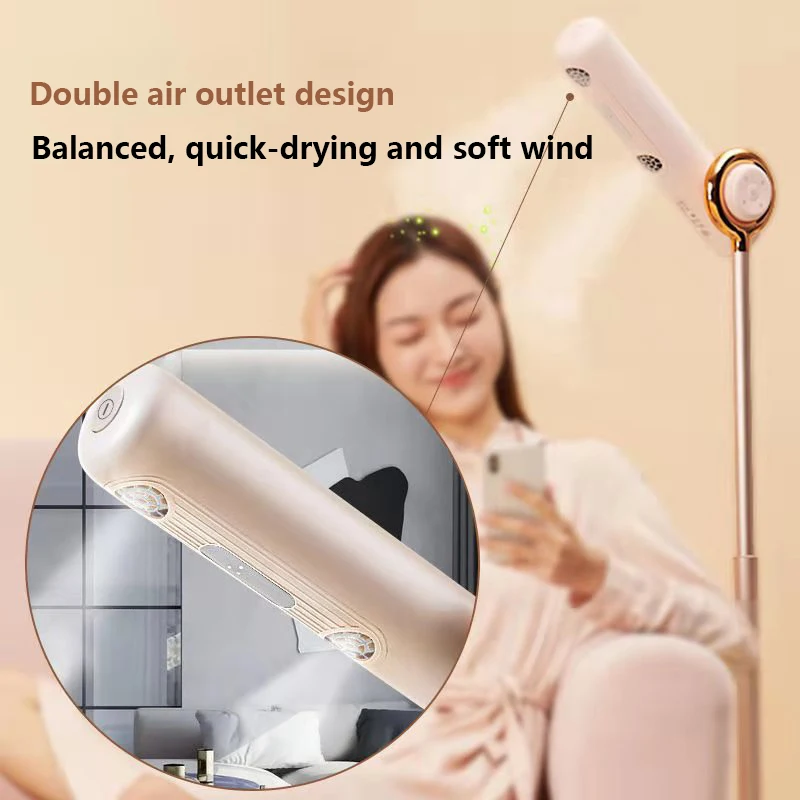 Household Floor Standing Hair Dryer Vertical High-Power Negative Ion Adjustable Hair Dryer Safety Portable Wireless Hair Dryer