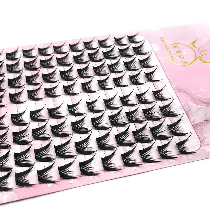 DIY Individual Lash Extensions Fluffy Cluster Lashes Wholesale Segmented Individual Eyelash Extensions Custom Logo