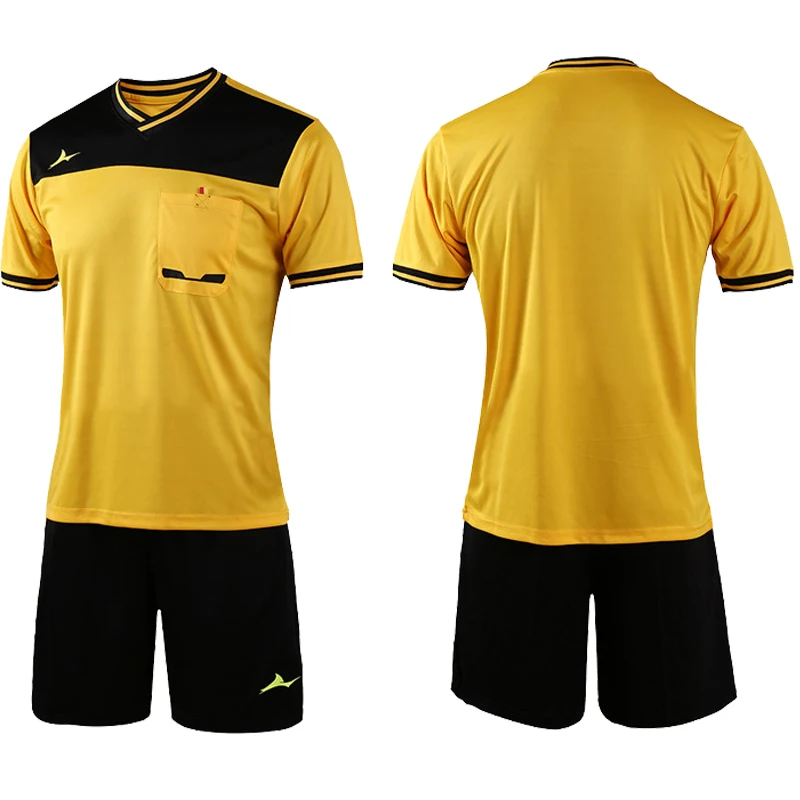 New Arrival Professional Referee Jersey Customize Logo Soccer Referee Uniform Shirt