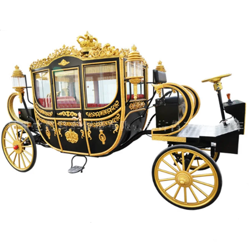 
 Роскошные тележки для перевозки лошадей, королевский электрический автомобиль, новый стиль, Свадебный прицеп для перевозки лошадей на продажу   (60481344808)