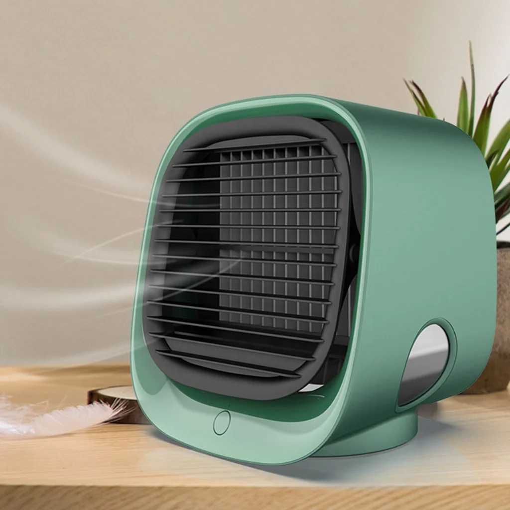 Air Conditioner Air Cooler Portable 4 in 1 Mini USB Fan Purifier Humidifier Desktop Cooling Fan 3 Speeds For Home Room Office