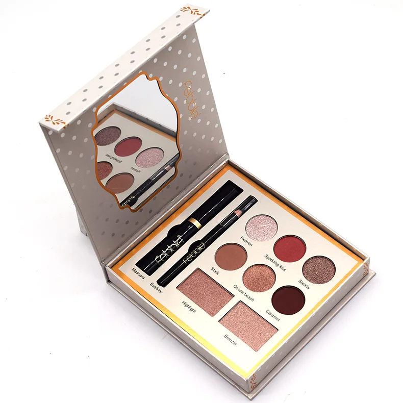 
Wholesale Hot Selling Best Beauty Makeup Set Gift Box Eyeshadow Highlighters Mascara Eyeliner Box Professional Makeup Product 