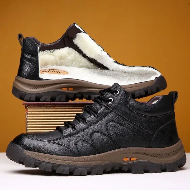  2021 new coming winter boots outdoor safety men shoes long size hiking
