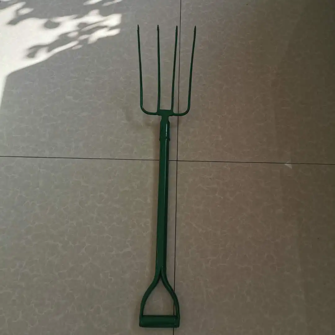 
china manufacturer equipment wooden handle steel forks with handle 