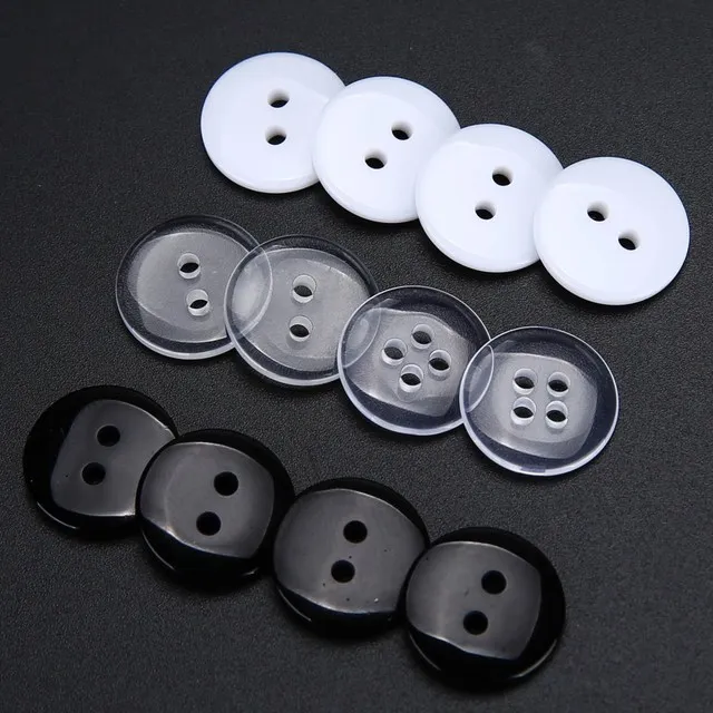 New Resin Button 4 Holes/2 Holes Buttons Round Bread Button For Shirt
