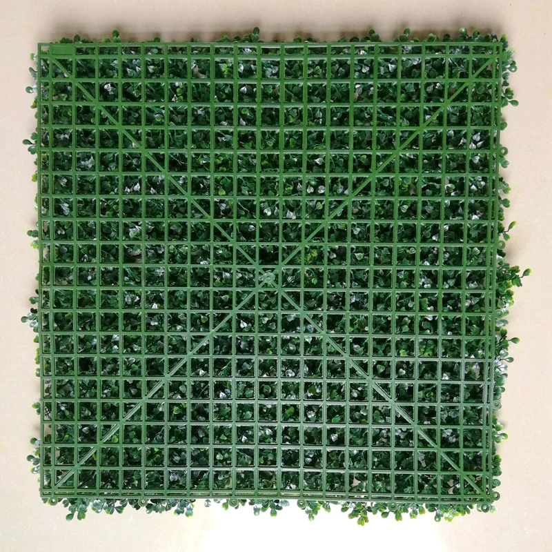 Wholesale Home Garden Office Decoration Vertical Plastic Green Plant Fence Artificial Grass Wall