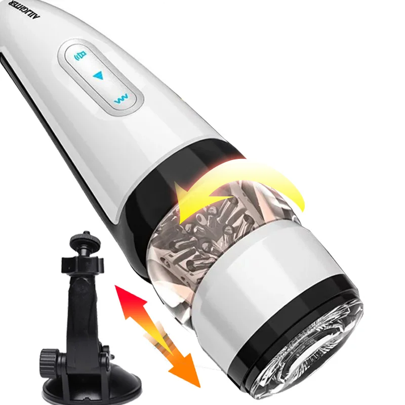 Male Sex toys shop wholesale china supplier hand free male automatic rotation vibrating masturbator for man