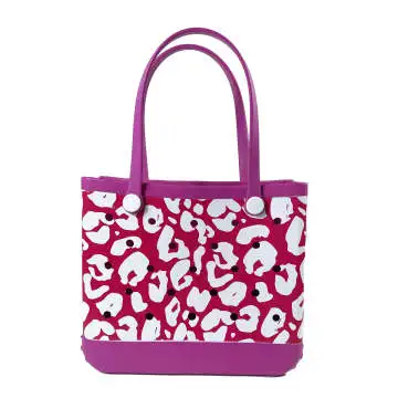 2024 New Fashion Silicon Rubber Waterproof Bag Summer Handbag Women Eva Foam Beach Tote Bag