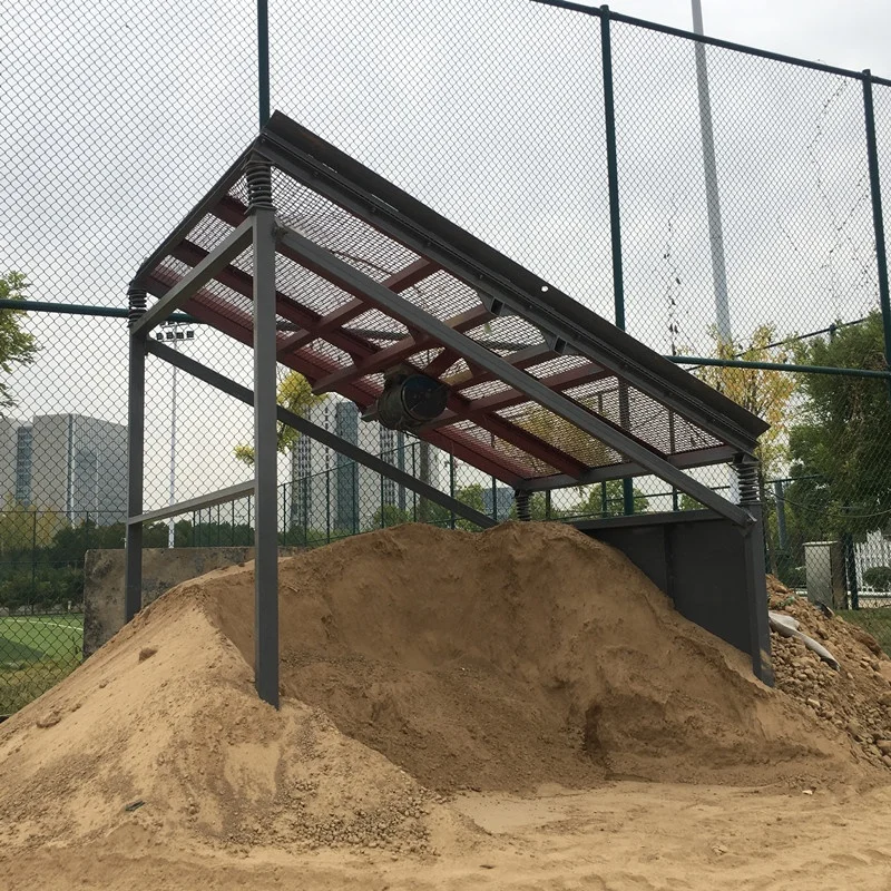 Economical flat screening machine vibrating screen for soil stone