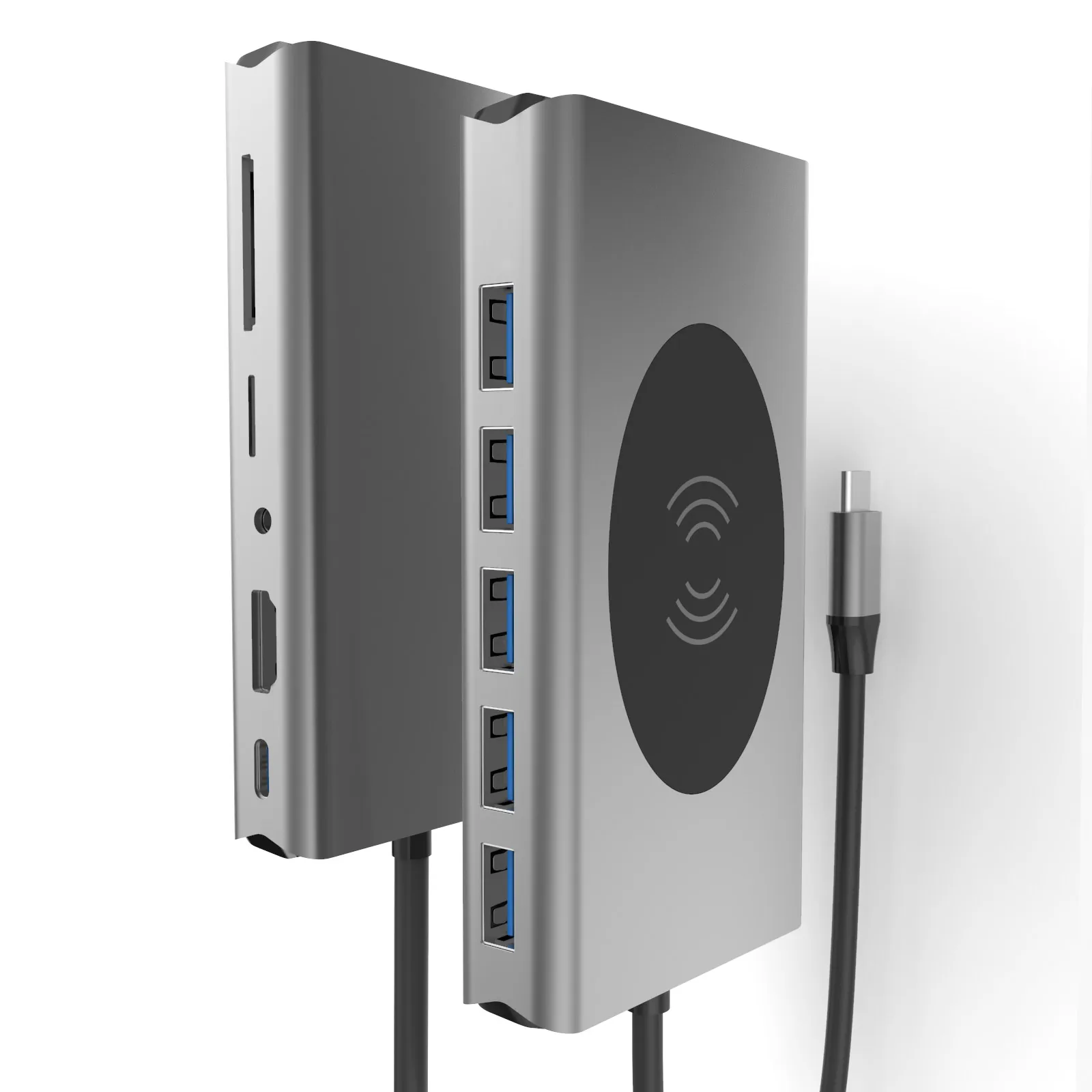 Концентратор Type c для Macbook 13 в 1 с 5 портами USB 3 0 HDMI VGA Gigabit Ethernet аудио SD TF кардридер PD и Беспроводная