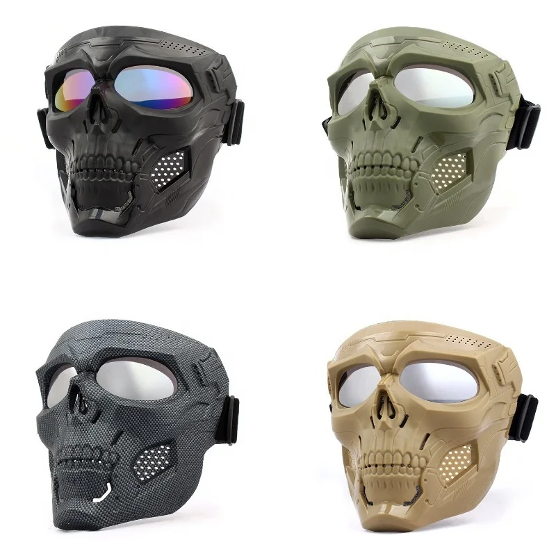 Motorcycle Mask Tactical Off-Road Riding Racing Outdoor Ski Goggles Windproof UV Multicolor Helmet Goggles