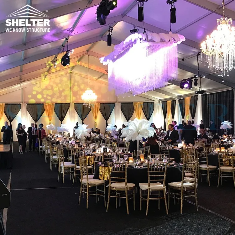 Clear Span Aluminium Frame White Pvc Keder Party Tent 20x40 Heavy Duty Event Tents Outdoor Wedding Party