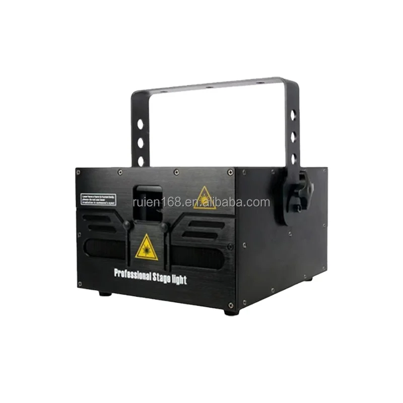 DMX 512 15 Вт анимированный лазерный свет Полноцветный шоу для диско ночного клуба