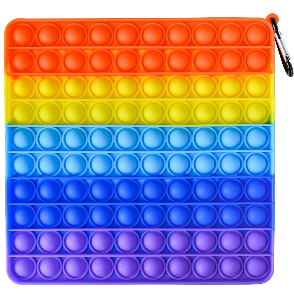 Игрушка антистресс с пузырьками, Игрушка антистресс с особыми потребностями при аутизме, силиконовая игрушка для снятия стресса, обучающие игрушки