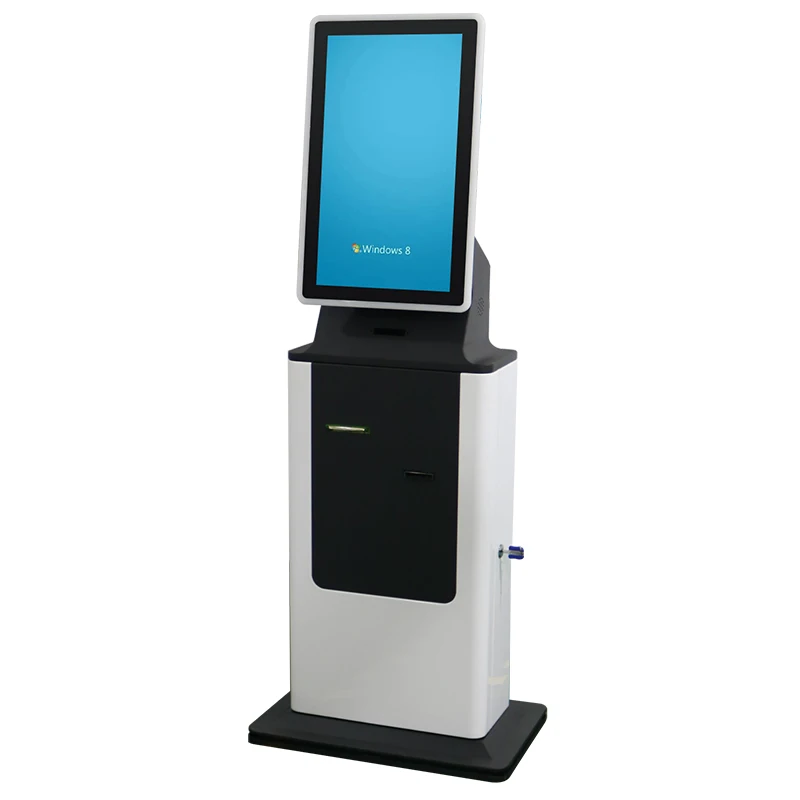 Floor standing electronic payment system arcade game automatic parking ticket credit card cash coin self payment machine kiosk