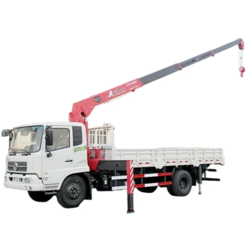 DONGFENG Kingrun Новый телескопический подъемный кран установленный на грузовике 8 т манипулятор