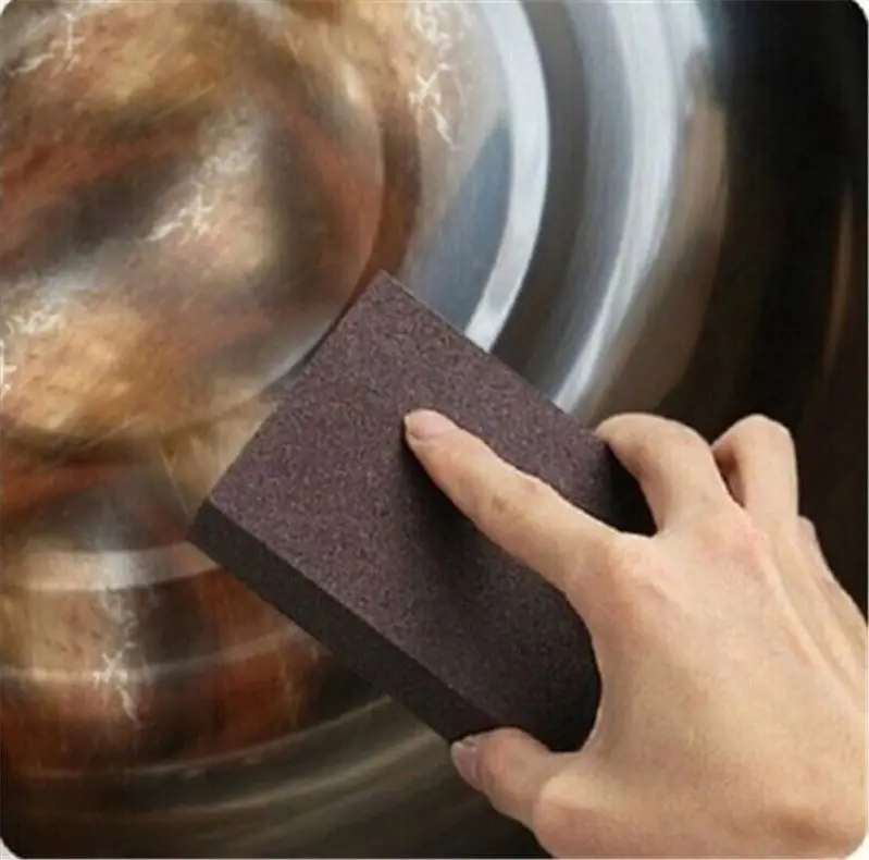 A Sponge Eraser for Removing Rust Cleaning Cotton Kitchen Gadgets Accessories Descaling Clean Rub Pot Kitchen Tools 365