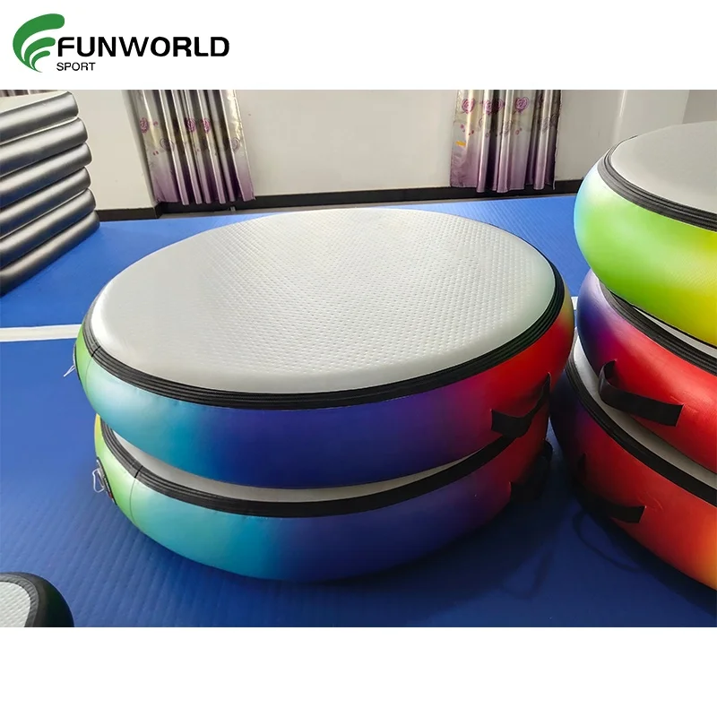 Funworldsport 100cm Indoor Outdoor Inflatable Jump Spot safe Jumping Fun for Children