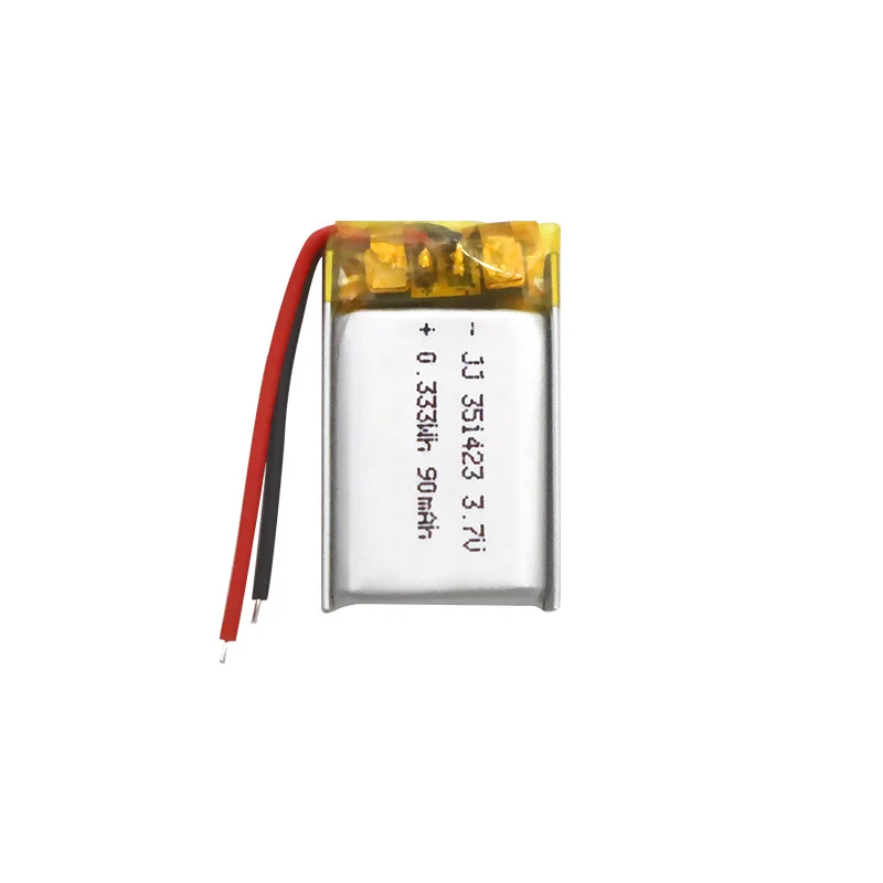 Lithium polymer battery 351423 90mAh 3.7V headset beauty instrument electric toy lithium battery