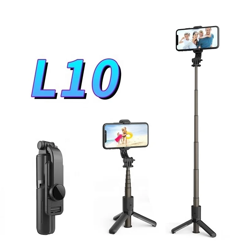 360 Rotating 3 In 1 Selfie Stick With Tripod 2021 Palo Selfie Stick Tripod L10 For Tiktok Instagram Mobile Phone Accessories