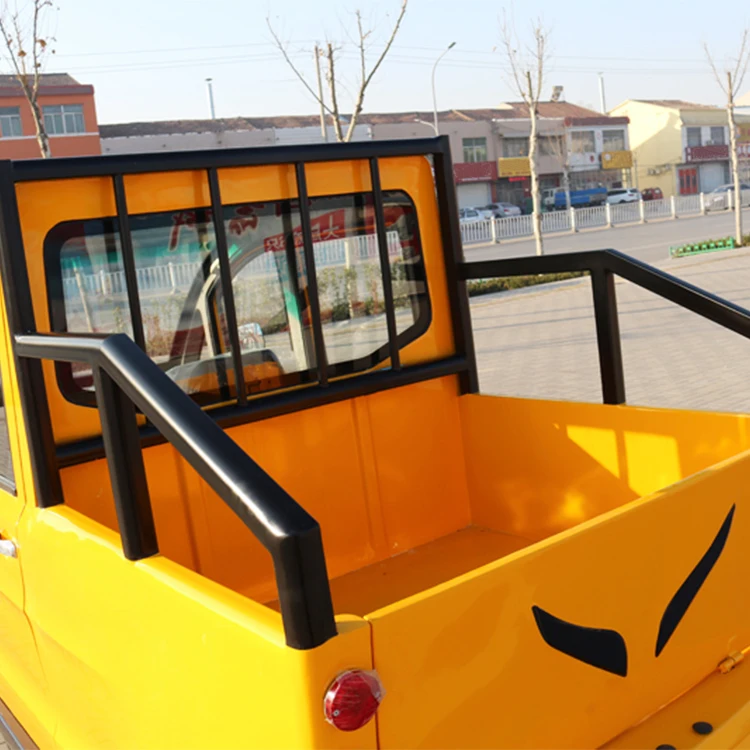 Electric Pickup Sightseeing Vehicle Scenic Sightseeing Electric Pickup Patrol Car Double Rows Of Electric Cargo Truck