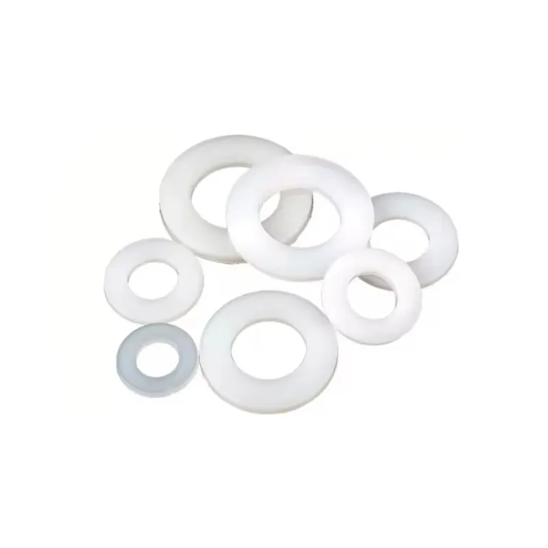 Food Grade DIN Plastic/PA66/Nylon Washers in Black and White 4mm 5mm 6mm 2mm 3mm Thickness with M2 M2.5 M2.3 M4 M5 M6 M8