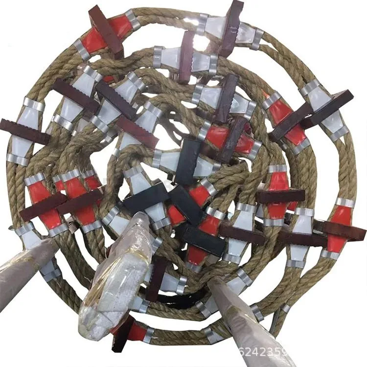 High Quality CCS Approved Marine Pilot Ladder Manila Rope Ladder SOLAS MED Ladder